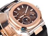 NEW 2023 / GR FACTORY BEST 1:1 / PATEK PHILIPPE NAUTILUS 5724 ROSE GOLD CAL.240PS FULL OPTION