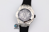 NEW 2021 / HB FACTORY BEST 1:1 / HUBLOT BIG BANG SANG BLEU II CHRONOGRAPH 45MM LIMITED