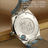 NEW 2021 / ORIGINAL FACTORY BEST 1:1 / AP ROYAL OAK LADY 67601 33MM VÀNH 32 VIÊN KIM CƯƠNG THIÊN NHIÊN 0,65 LY