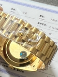 NEW 2023 / EW FACTORY BEST 1:1 / ROLEX DAYDATE 40MM VỎ LẮC KÊ FULL VÀNG 18K 5UM THEO YÊU CẦU