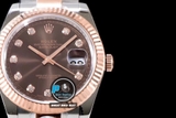 AR FACTORY BEST 1:1 / ROLEX DATEJUST 41 BRACELET CHOCOLATE GOLD
