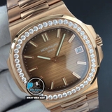 PF FACTORY BEST 1:1 / PATEK PHILIPPE NAUTILUS 5711 VER.2 DIAMOND BEZEL