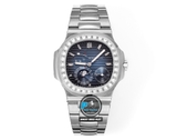 NEW 2023 / GR FACTORY BEST 1:1 / PATEK PHILIPPE NAUTILUS 5724 STEEL CAL.240PS FULL OPTION