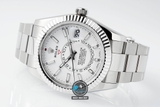 NEW 2023 / ZF FACTORY BEST 1:1 / ROLEX SKY DWELLER 326934 DUAL TIME 42MM CAL.9001