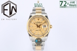 NEW 2021 / EW FACTORY BEST 1:1 / ROLEX DATE JUST 36MM NEW DIAL CAL.3235