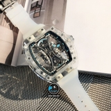 VIP NEW 2021 / ORIGINAL FACTORY BEST 1:1 / RICHARD MILLER RM 53-02 SHAPHIRE CRYSTAL TOURBILLION LIMITED