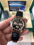 NEW 2021 / N FACTORY BEST 1:1 / ROLEX DAYTONA CAL.4130 OYSTERFLEX EVEROSE GOLD VER.4