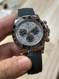 NEW 2023 / BETTER (3K) FACTORY BEST 1:1 / ROLEX DAYTONA 40 x 12,2MM CAL.4130 + THAY ĐỔI MẶT SỐ THIÊN THẠCH VÀ MOB XÀ CỪ THẬT TÙY CHỈNH