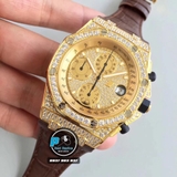 JF FACTORY BEST 1:1 / AP ROYAL OAK OFFSHORE CHRONOGRAPH FULL DIAMOND 42