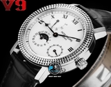 NEW 2023 / V9 FACTORY BEST 1:1 / PATEK PHILIPPE Calatrava 5057G “Cortina Watch 50th Anniversary