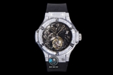 NEW 2022 / DX FACTORY BEST 1:1 / HUBLOT BIG BANG TOURBILLION LIMITED VER.3 DIAMOND