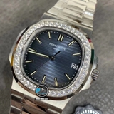 NEW 2020 / PPF FACTORY BEST 1:1 / PATEK PHILIPPE NAUTILUS 5711 VER.4 DIAMOND BEZEL