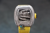 NEW 2022 / RM FACTORY BEST 1:1 / RICHARD MILLER RM 59-01 FULL DIAMOND BAGUETTE TOURBILLION LIMITED