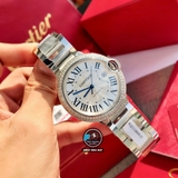 VIP NEW 2023 / ORIGINAL FACTORY BEST 1:1 / CARTIER BALLON BLEU 42MM VÀNH ĐÍNH 127 VIÊN KIM CƯƠNG VVS 1,5 - 2 CARAT CORE ETA 2824-2 SWISS
