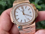 VIP NEW 2021 / ORIGINAL FACTORY BEST 1:1 / PATEK PHILIPPE NAUTILUS 5711/1R 40MM VÀNG HỒNG 18K. VÀNG KIM CƯƠNG THIÊN NHIÊN