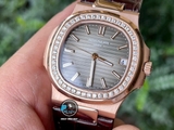 VIP NEW 2021 / ORIGINAL FACTORY BEST 1:1 / PATEK PHILIPPE NAUTILUS 5711/1R 40MM VÀNG HỒNG 18K. VÀNG KIM CƯƠNG THIÊN NHIÊN