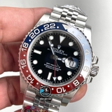 NEW 2021 / CLEAN FACTORY BEST 1:1 / ROLEX GMT MASTER II THÉP 904L CAL.3186