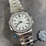 NEW 2020 / PPF FACTORY BEST 1:1 / PATEK PHILIPPE NAUTILUS 5711 VER.4 DIAMOND BEZEL