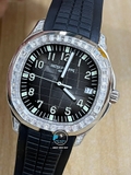 NEW 2023 / 3K FACTORY BEST 1:1 / PATEK PHILIPPE AQUANAUT 5167 LÊN FULL KIM 💎BAGUETTE MOISSANITE THEO YÊU CẦU (CẦN 30 NGÀY HOÀN THIỆN)