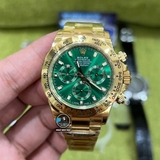 NEW 2022 / BETTER (3K) FACTORY BEST 1:1 / ROLEX DAYTONA OYSTER GREEN GOLD 40 x 12,2MM CAL.4130