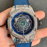 NEW 2020 / HB FACTORY BEST 1:1 / HUBLOT BIG BANG SANG BLEU 45 DIAMOND LIMITED