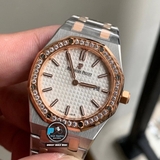 VIP NEW 2020 / ORIGINAL FACTORY BEST 1:1 / AP ROYAL OAK 67651SR LADY GOLD 18K DIAMOND BEZEL