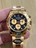 NEW 2023 / BETTER (3K) FACTORY BEST 1:1 / ROLEX DAYTONA OYSTERFLEX 40 x 12,2MM CAL.4130 GOLD