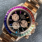 VIP NEW 2020 / ORIGINAL FACTORY BEST 1:1 / ROLEX DAYTONA 116595RBOW EVEROSE GOLD 18K CAL.4130