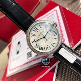 VIP NEW 2023 / ORIGINAL FACTORY BEST 1:1 / CARTIER BALLON BLEU 42MM VÀNH ĐÍNH 127 VIÊN KIM CƯƠNG VVS 1,5 - 2 CARAT CORE ETA 2824-2 SWISS