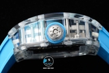 NEW 2021 / RM FACTORY BEST 1:1 / RICHARD MILLER RM 53-02 TOURBILLON SHAPHIRE CRYSTAL LIMITED