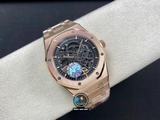 NEW 2022 / APS FACTORY BEST 1:1 / AP ROYAL OAK SKELETON 15407ST 41 X 9,9MM  CAL.3132