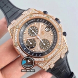 JF FACTORY BEST 1:1 / AP ROYAL OAK OFFSHORE CHRONOGRAPH FULL DIAMOND 42