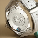 NEW 2021 / ORIGINAL FACTORY BEST 1:1 / AP ROYAL OAK LADY 67601 33MM VÀNH 32 VIÊN KIM CƯƠNG THIÊN NHIÊN 0,65 LY