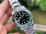 NEW 2022 / CLEAN FACTORY BEST 1:1 / ROLEX GMT MASTER II SPRITE 126720 UNWORN NEW 2022 BRACELET THÉP 904L CAL.3186