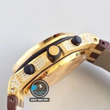 JF FACTORY BEST 1:1 / AP ROYAL OAK OFFSHORE CHRONOGRAPH FULL DIAMOND 42