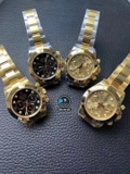 NEW 2021 / N FACTORY BEST 1:1 / ROLEX DAYTONA CAL.4130 OYSTER STEEL GOLD