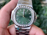 NEW 2022 / 3K FACTORY BEST 1:1 / PATEK PHILIPPE NAUTILUS 5711 DIAMOND BEZEL CAL.324SC