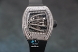 NEW 2022 / RM FACTORY BEST 1:1 / RICHARD MILLER RM 59-01 FULL DIAMOND BAGUETTE TOURBILLION LIMITED