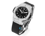 NEW 2022 / MS FACTORY BEST 1:1 / HUBLOT ONE CLICK STEEL DIAMOND 39MM HUB.1270