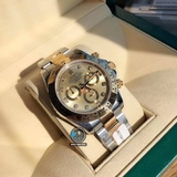 VIP NEW 2021 / ORGINAL FACTORY BEST 1:1 / ROLEX DAYTONA OYSTER STEEL GOLD 18K