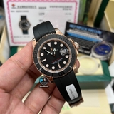 VIP NEW 2022 / ORIGINAL FACTORY 1:1 / ROLEX YACHT MASTER 40 116655 EVEROSE GOLD 18K 6UM