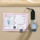 NEW 2021 / ORIGINAL FACTORY BEST 1:1 / AP ROYAL OAK LADY 67601 33MM VÀNH 32 VIÊN KIM CƯƠNG THIÊN NHIÊN 0,65 LY