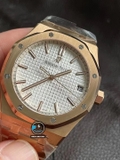 NEW 2021 / ZF FACTORY BEST 1:1 / AP ROYAL OAK 15500ST ROSE GOLD 41MM