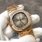 NEW 2020 / PPF FACTORY BEST 1:1 / PATEK PHILIPPE NAUTILUS 5711 VER.4 DIAMOND BAGUETTE