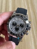 NEW 2023 / BETTER (3K) FACTORY BEST 1:1 / ROLEX DAYTONA 40 x 12,2MM CAL.4130 + THAY ĐỔI MẶT SỐ THIÊN THẠCH VÀ MOB XÀ CỪ THẬT TÙY CHỈNH