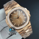 PF FACTORY BEST 1:1 / PATEK PHILIPPE NAUTILUS 5711 VER.2 DIAMOND BEZEL