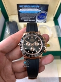 NEW 2021 / N FACTORY BEST 1:1 / ROLEX DAYTONA CAL.4130 OYSTERFLEX EVEROSE GOLD VER.4