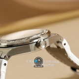 NEW 2021 / ORIGINAL FACTORY BEST 1:1 / AP ROYAL OAK LADY 67601 33MM VÀNH 32 VIÊN KIM CƯƠNG THIÊN NHIÊN 0,65 LY