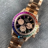 VIP NEW 2020 / ORIGINAL FACTORY BEST 1:1 / ROLEX DAYTONA 116595RBOW EVEROSE GOLD 18K CAL.4130