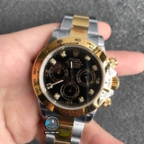 NEW 2021 / N FACTORY BEST 1:1 / ROLEX DAYTONA CAL.4130 OYSTER STEEL GOLD
